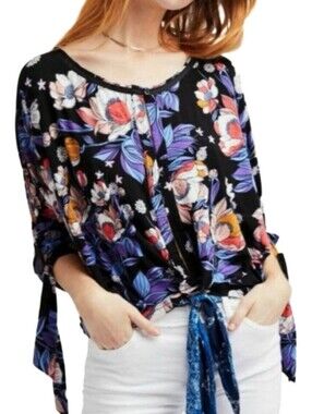 Free People Keepin' On Tank Tie Tee